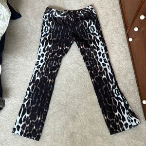 Barely worn low rise Volcom cheetah ski/snowboard pants